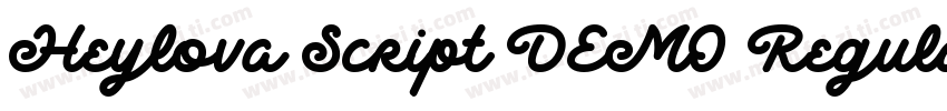 Heylova Script DEMO Regular字体转换
